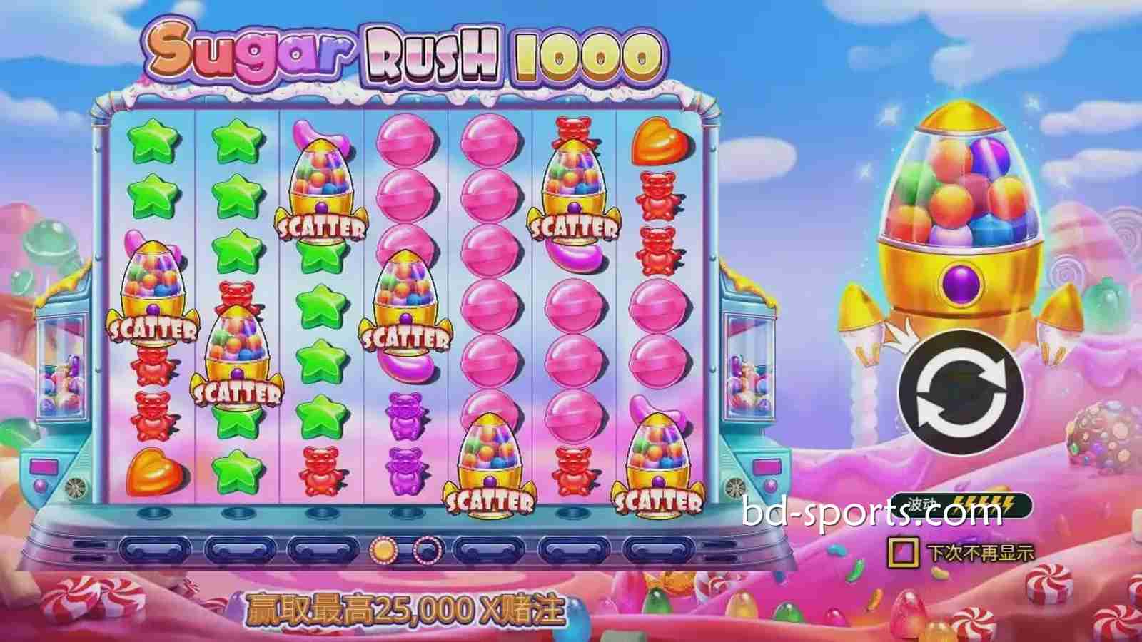 马博体育：《极速糖果1000》游戏带你进入甜蜜的糖果世界